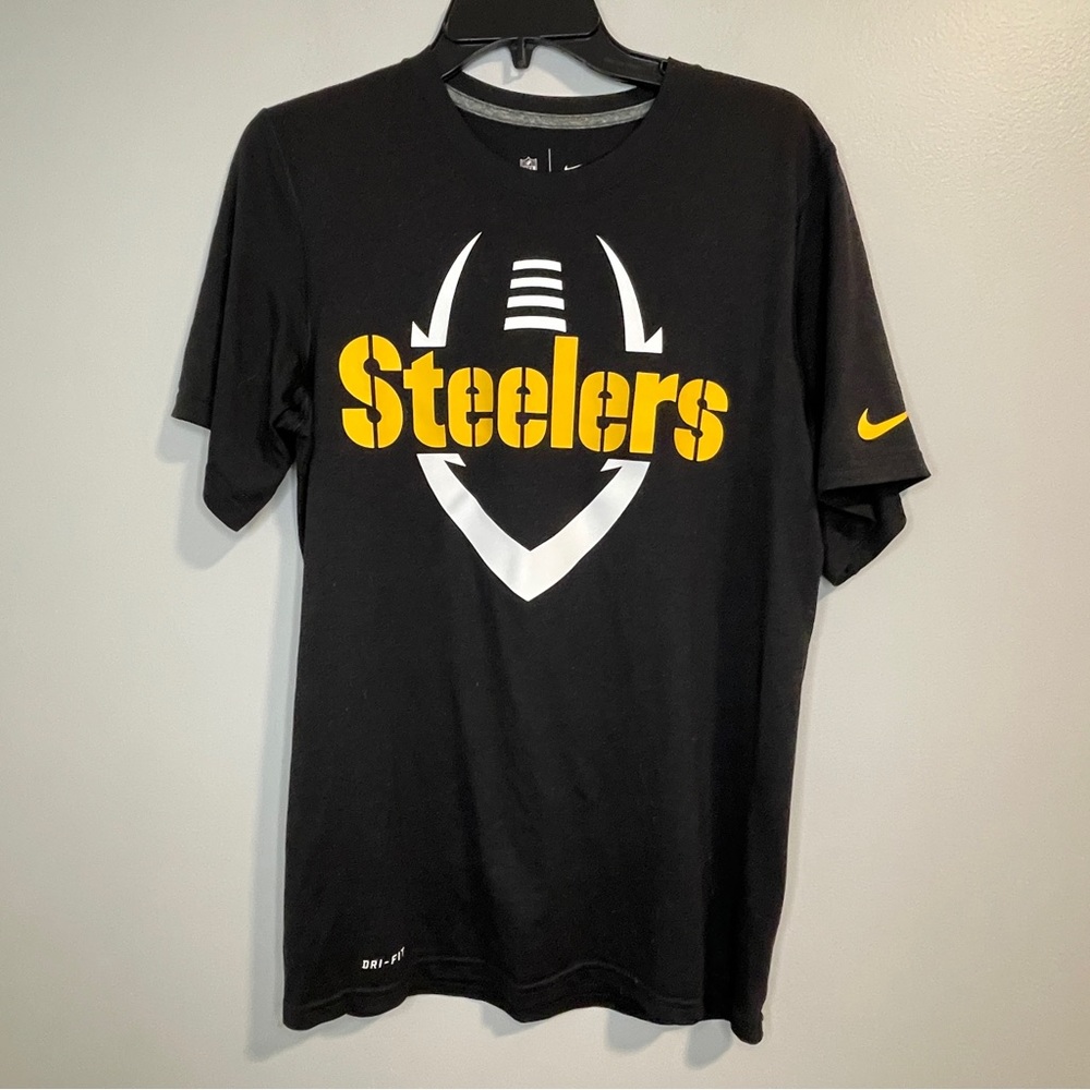 Men’s Nike Dri-Fit Pittsburgh Steelers Team Apparel T-Shirt Sz Small